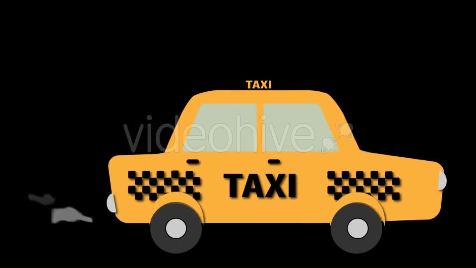 Taxi Cartoon Videohive 15313775 Motion Graphics Image 2