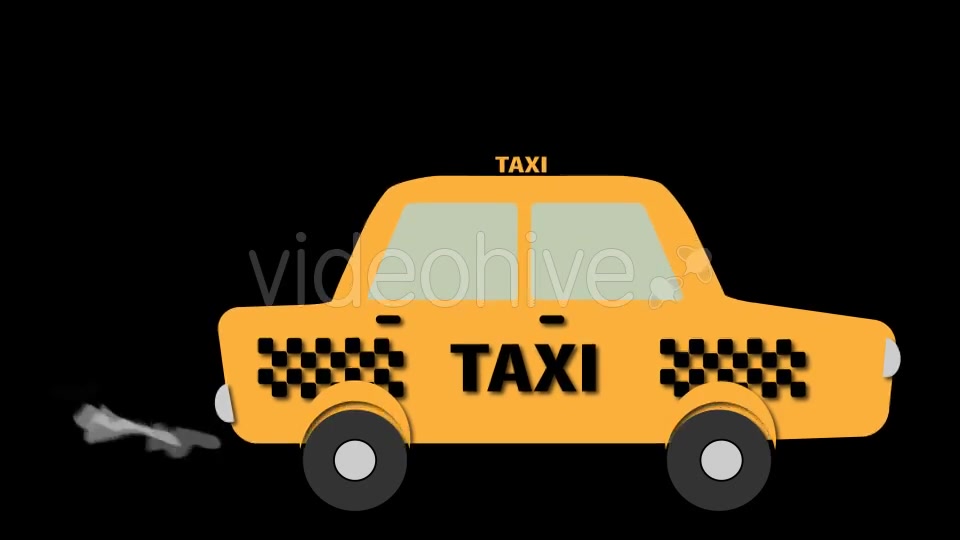 Taxi Cartoon Videohive 15313775 Motion Graphics Image 3