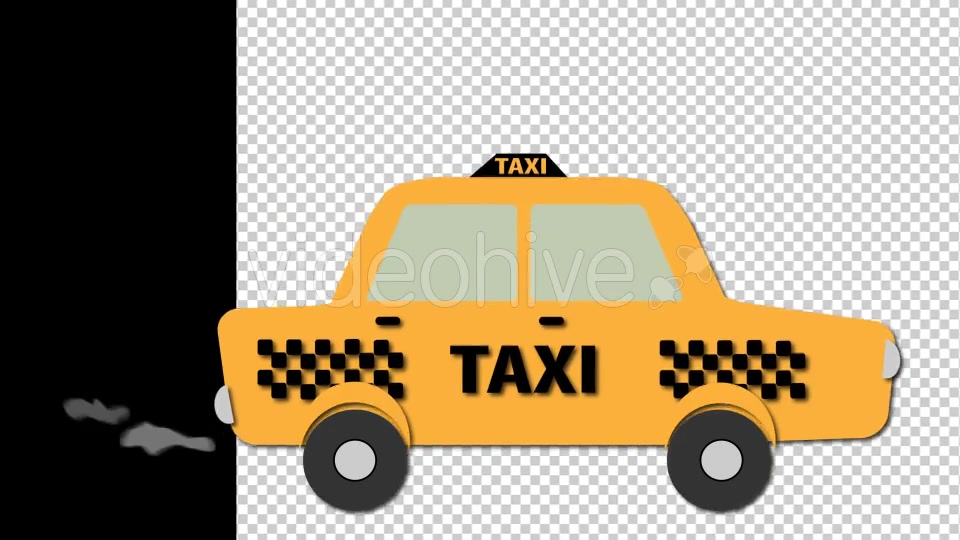 Taxi Cartoon Videohive 15313775 Motion Graphics Image 5