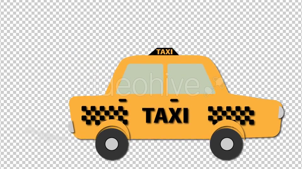 Taxi Cartoon Videohive 15313775 Motion Graphics Image 6