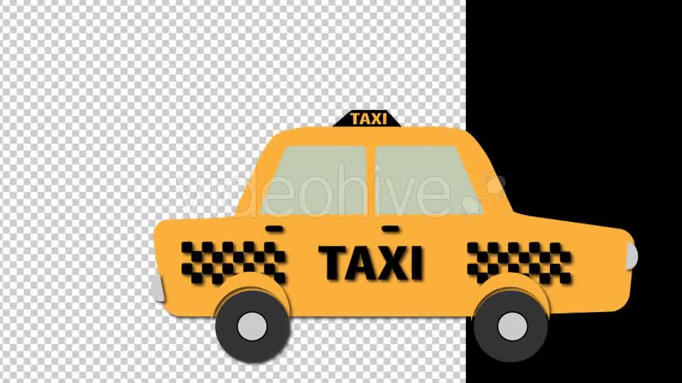 Taxi Cartoon Videohive 15313775 Motion Graphics Image 9