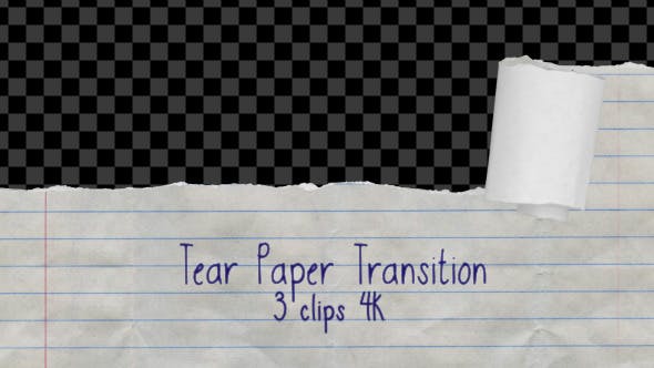 Tear Paper Transition - 11335618 Download Videohive