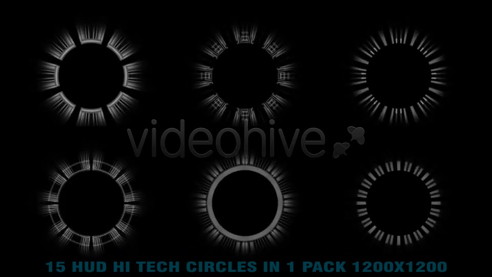 Tech Circles Pack 01 Videohive 20119191 Motion Graphics Image 3
