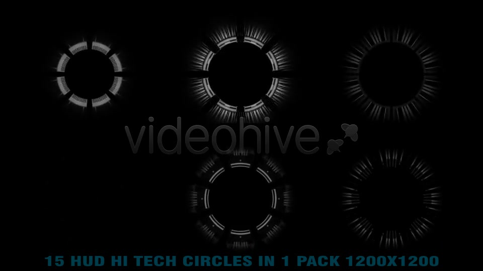 Tech Circles Pack 01 Videohive 20119191 Motion Graphics Image 4