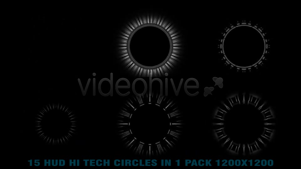 Tech Circles Pack 01 Videohive 20119191 Motion Graphics Image 7