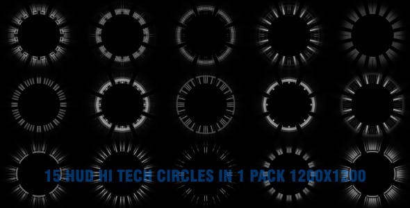 Tech Circles Pack 01 - Videohive Download 20119191