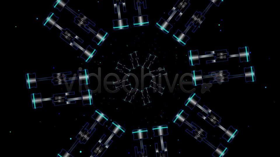 Tech Pulse VJ Loop Pack (4in1) Videohive 19080725 Motion Graphics Image 9