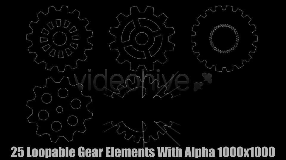 Techno Gear Elements Vol.1 Videohive 3753842 Motion Graphics Image 1