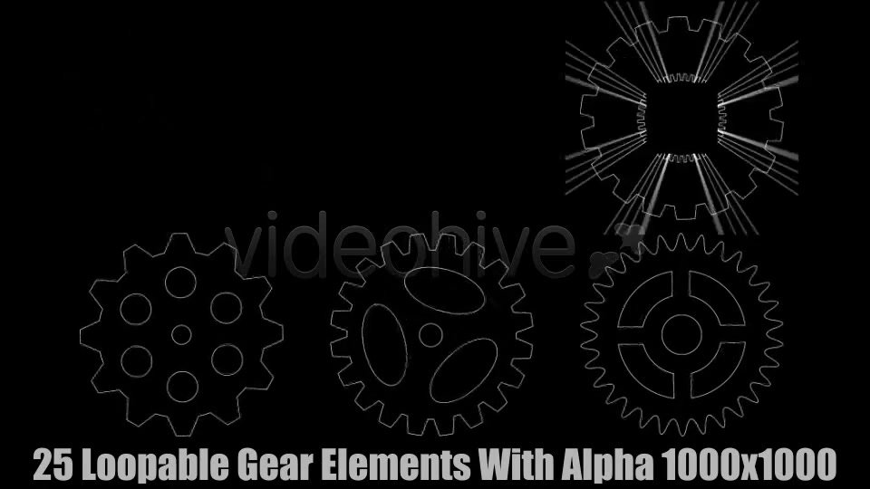 Techno Gear Elements Vol.1 Videohive 3753842 Motion Graphics Image 3
