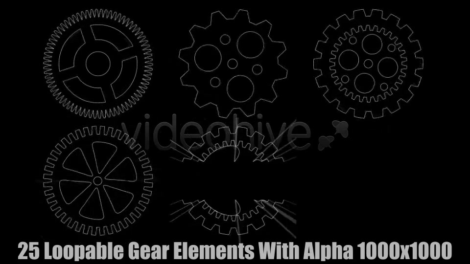 Techno Gear Elements Vol.1 Videohive 3753842 Motion Graphics Image 9