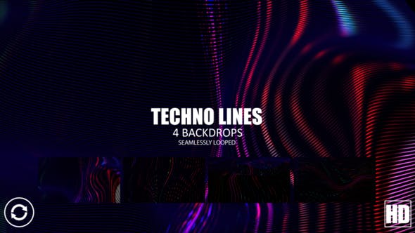 Techno Lines - Videohive Download 23205195