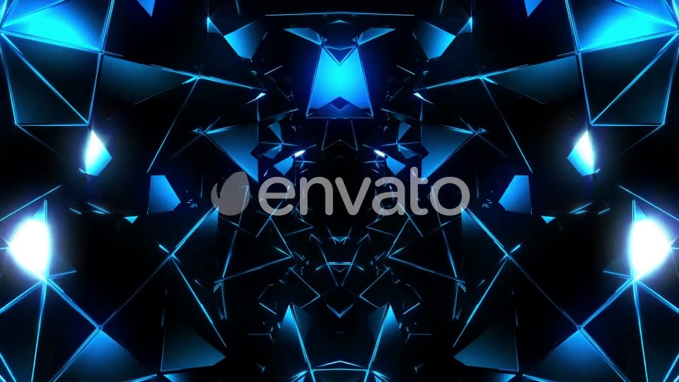 Techno Tunnel Blue Videohive 22636674 Motion Graphics Image 10