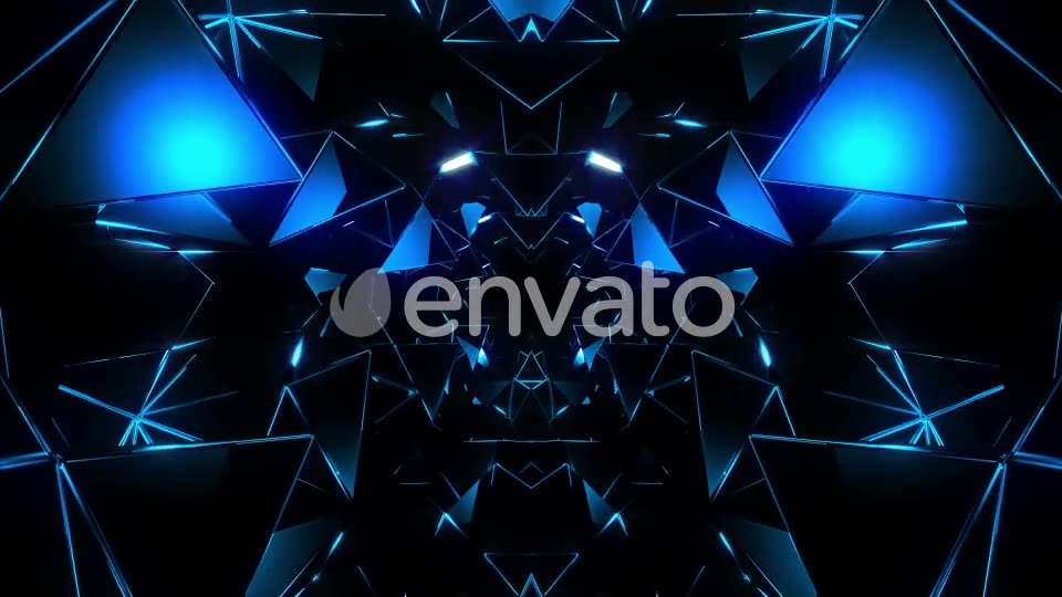 Techno Tunnel Blue Videohive 22636674 Motion Graphics Image 2