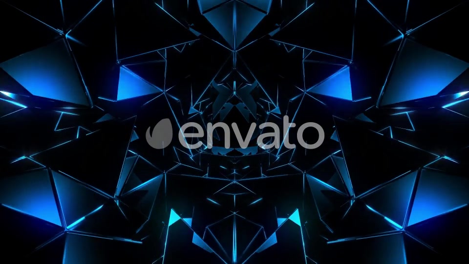 Techno Tunnel Blue Videohive 22636674 Motion Graphics Image 3