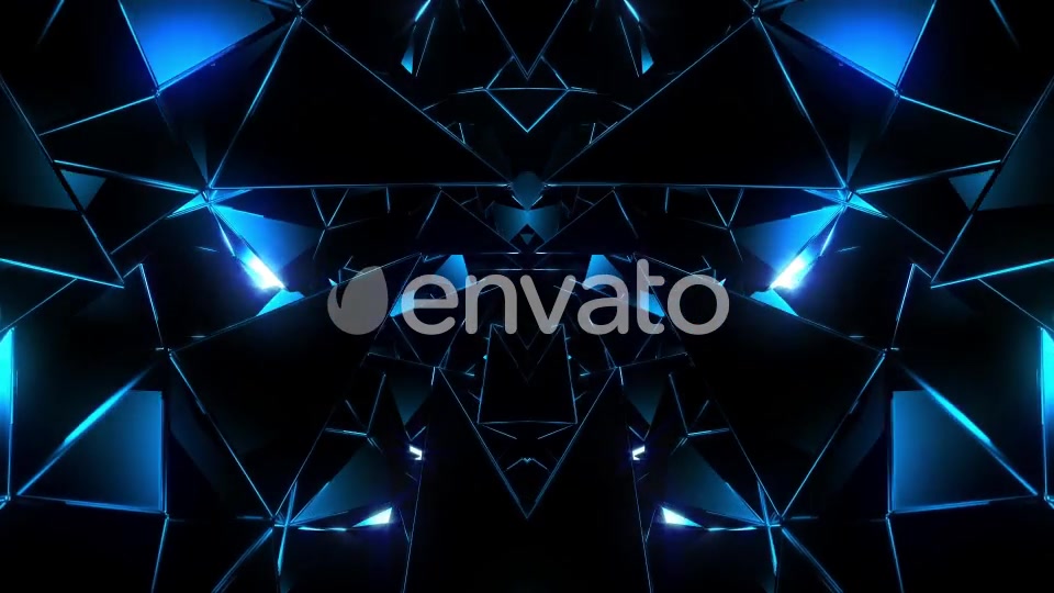 Techno Tunnel Blue Videohive 22636674 Motion Graphics Image 4