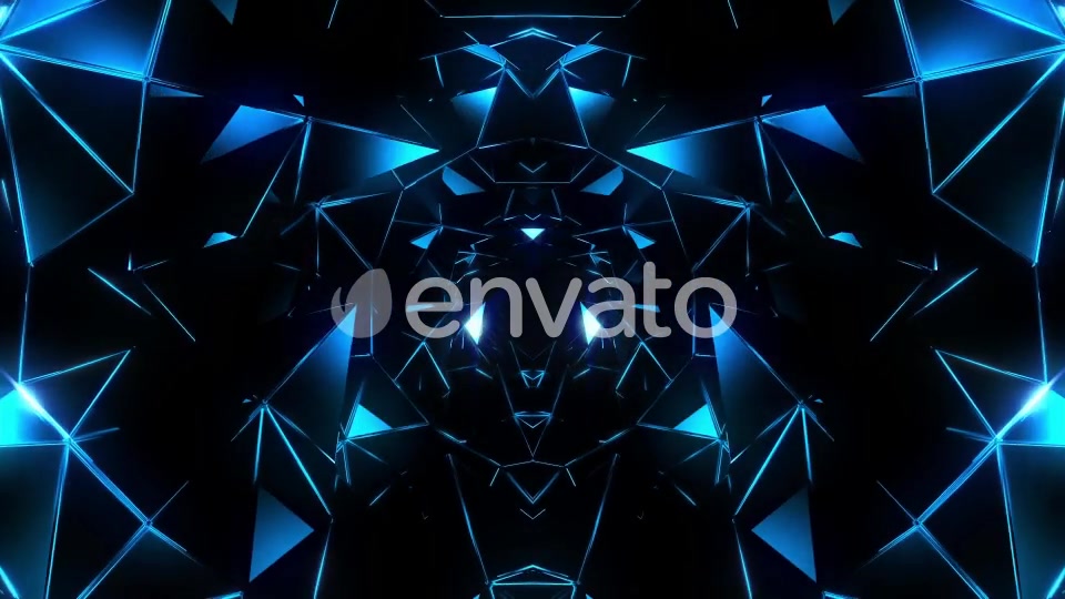 Techno Tunnel Blue Videohive 22636674 Motion Graphics Image 5