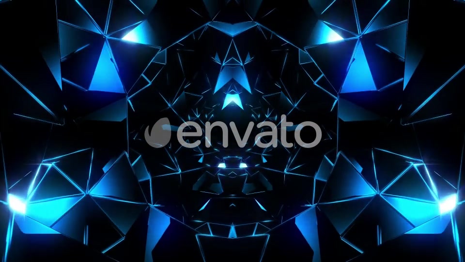 Techno Tunnel Blue Videohive 22636674 Motion Graphics Image 6