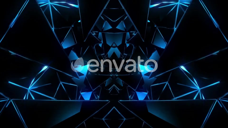 Techno Tunnel Blue Videohive 22636674 Motion Graphics Image 7