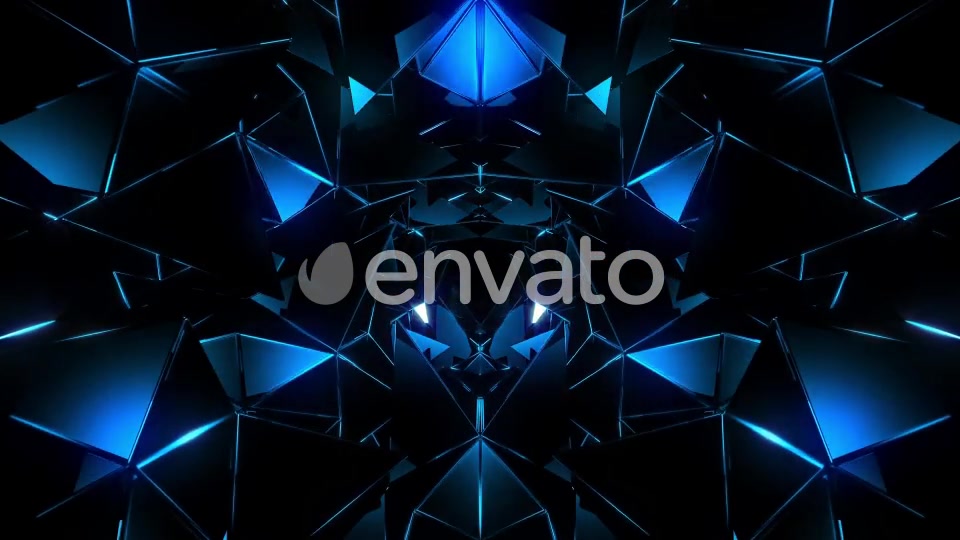 Techno Tunnel Blue Videohive 22636674 Motion Graphics Image 8