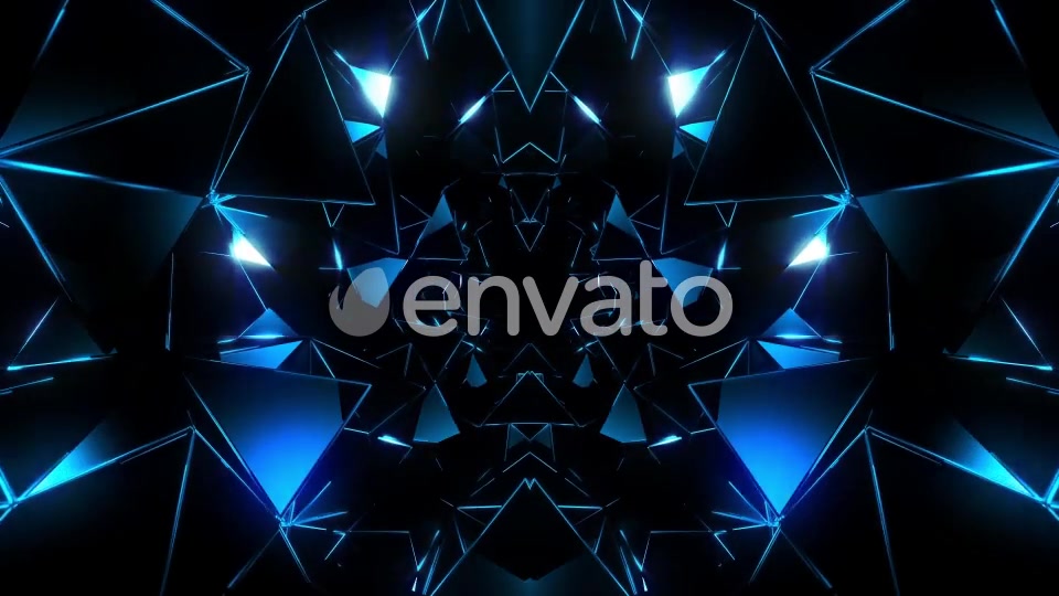 Techno Tunnel Blue Videohive 22636674 Motion Graphics Image 9