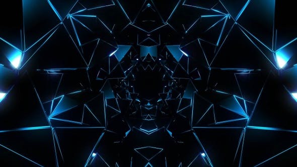 Techno Tunnel Blue - 22636674 Download Videohive