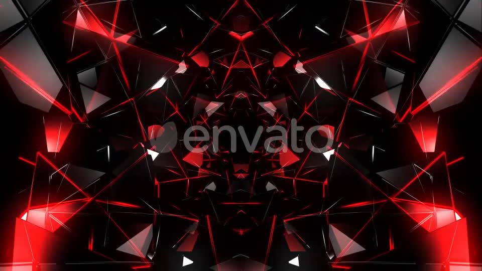 Techno Tunnel Red Videohive 22636733 Motion Graphics Image 1