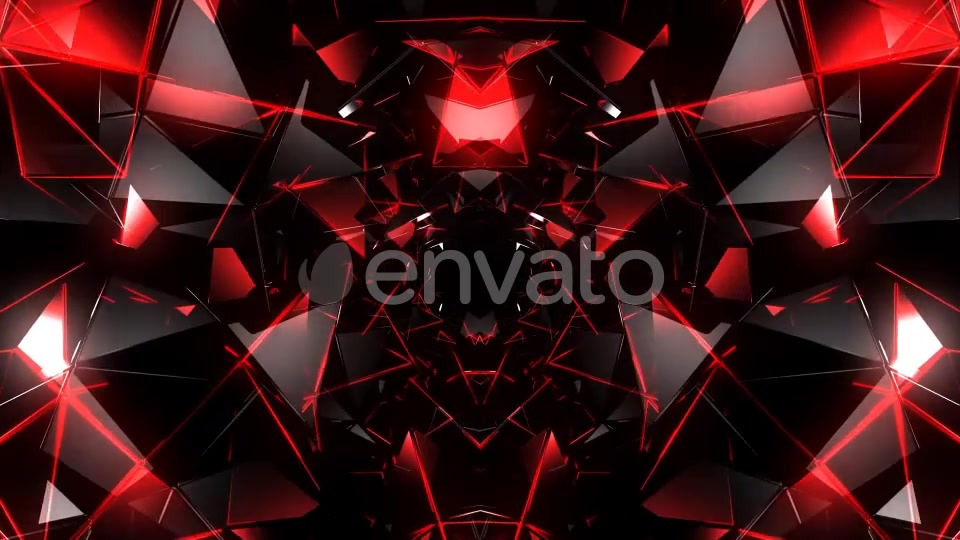 Techno Tunnel Red Videohive 22636733 Motion Graphics Image 10