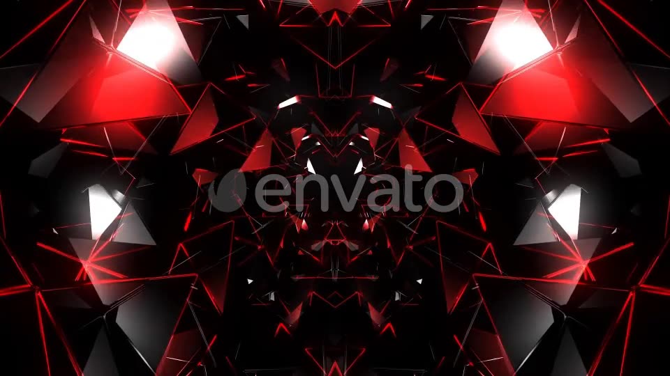 Techno Tunnel Red Videohive 22636733 Motion Graphics Image 2