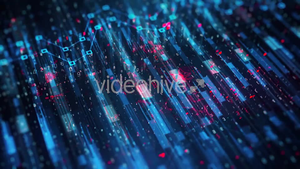 Technological Blue Looped Background HD Videohive 20805775 Motion Graphics Image 2