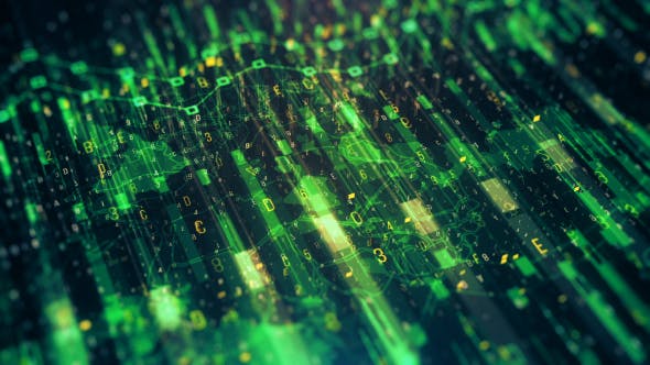 Technological Green Looped Background HD - Download 20836691 Videohive