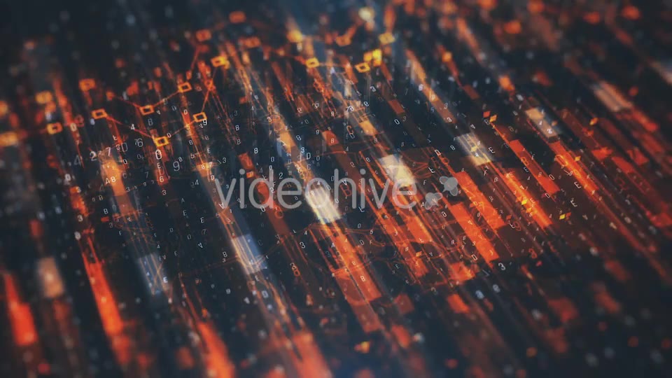 Technological Orange Looped Background HD Videohive 20805721 Motion Graphics Image 2