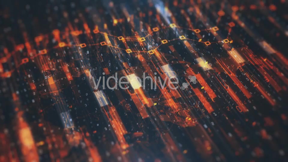 Technological Orange Looped Background HD Videohive 20805721 Motion Graphics Image 3