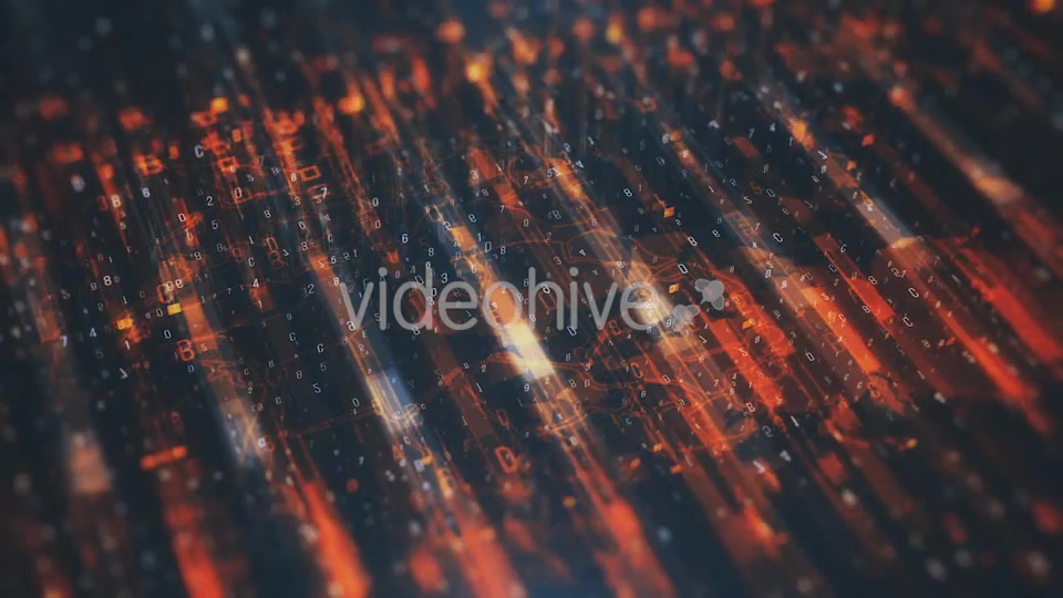 Technological Orange Looped Background HD Videohive 20805721 Motion Graphics Image 4