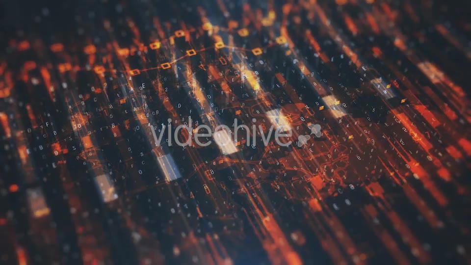 Technological Orange Looped Background HD Videohive 20805721 Motion Graphics Image 6
