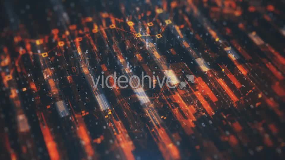 Technological Orange Looped Background HD Videohive 20805721 Motion Graphics Image 8