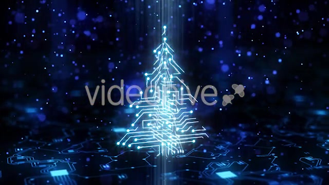 Technology Circuit Christmas Tree Videohive 21135924 Motion Graphics Image 10