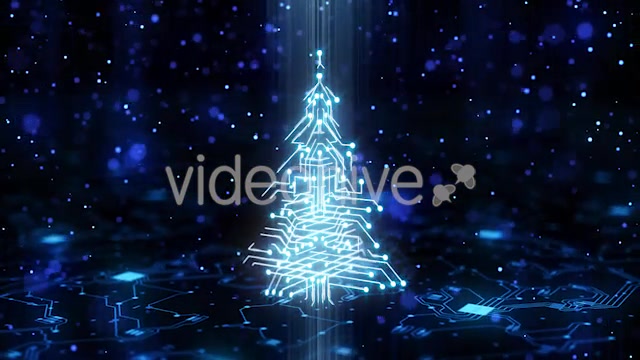 Technology Circuit Christmas Tree Videohive 21135924 Motion Graphics Image 11