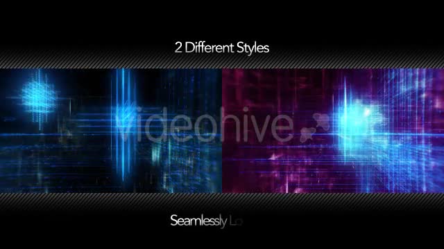 Technology Data Grid in Cyberspace Background Videohive 14828328 Motion Graphics Image 1