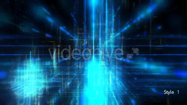 Technology Data Grid in Cyberspace Background Videohive 14828328 Motion Graphics Image 3