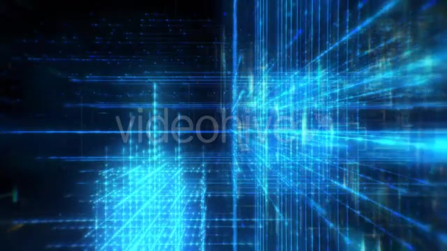 Technology Data Grid in Cyberspace Background Videohive 14828328 Motion Graphics Image 7