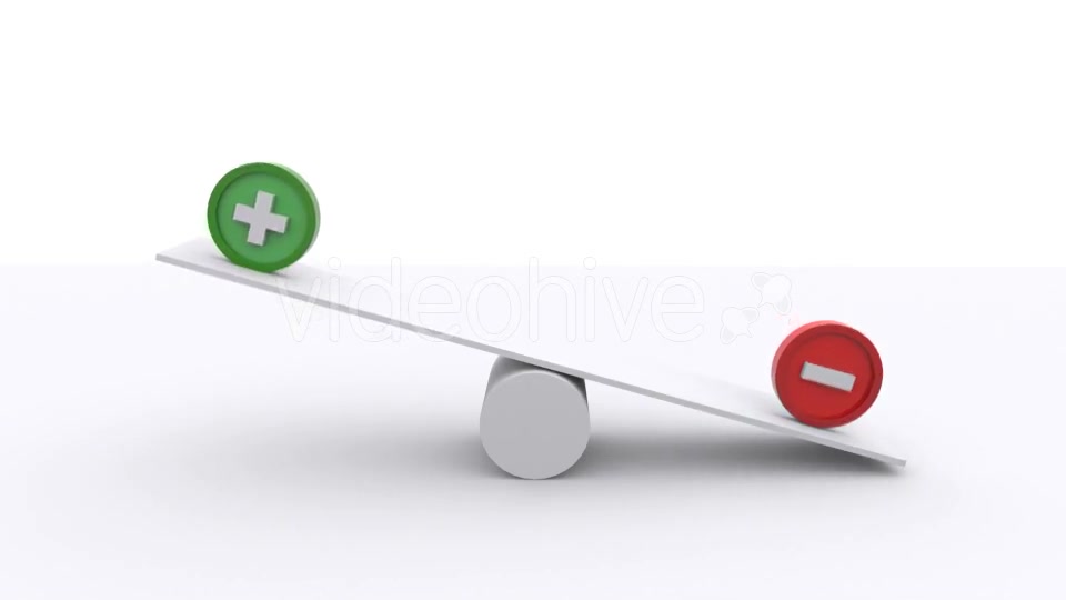 Teeter Positive and Negative Balance Videohive 18066723 Motion Graphics Image 2