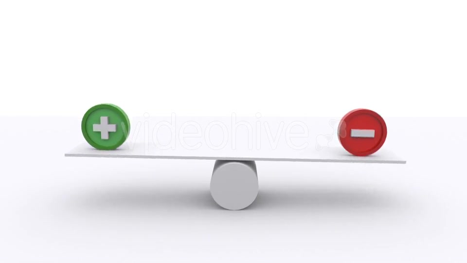 Teeter Positive and Negative Balance Videohive 18066723 Motion Graphics Image 3