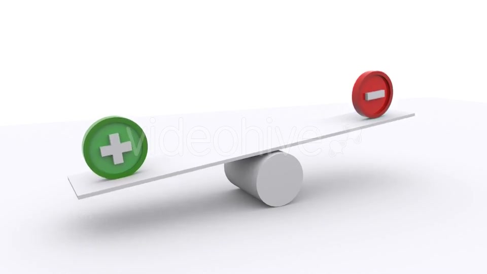 Teeter Positive and Negative Balance Videohive 18066723 Motion Graphics Image 9