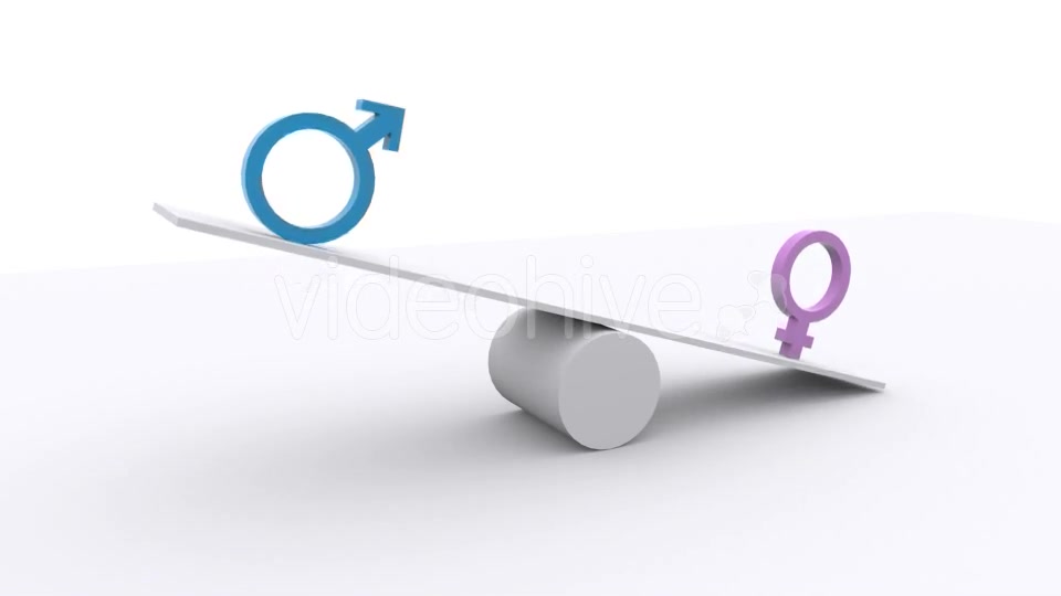 Teeter Scale Gender Equality Balance Videohive 17986976 Motion Graphics Image 10