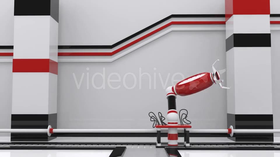 Television Robotic Hand Transition Videohive 18017411 Motion Graphics Image 7
