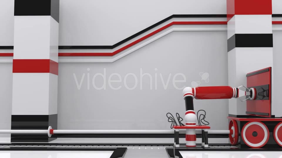 Television Robotic Hand Transition Videohive 18017411 Motion Graphics Image 8