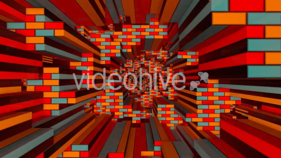 Tetris Tunnel Loop Videohive 20695832 Motion Graphics Image 2