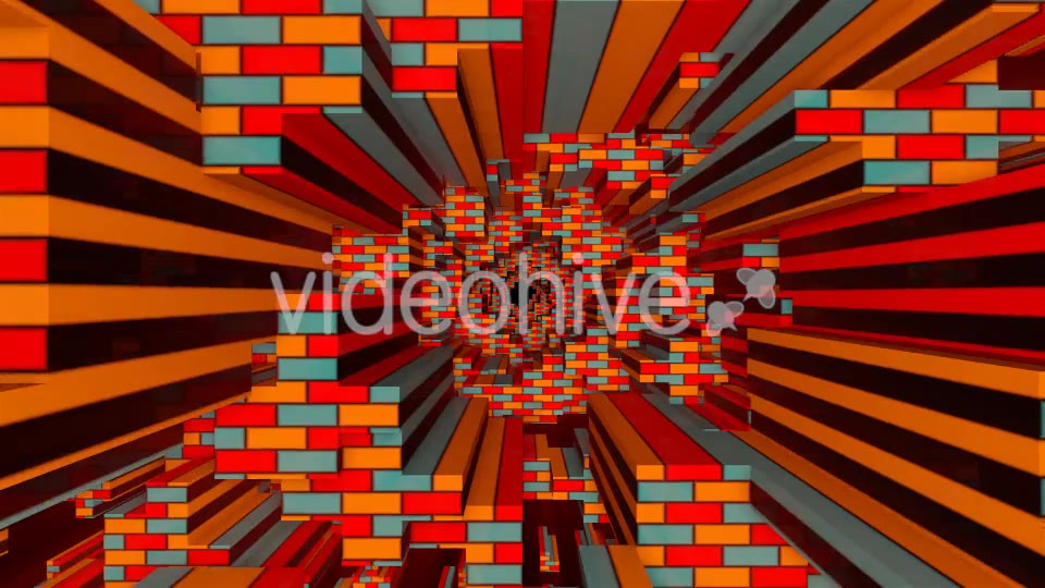 Tetris Tunnel Loop Videohive 20695832 Motion Graphics Image 3