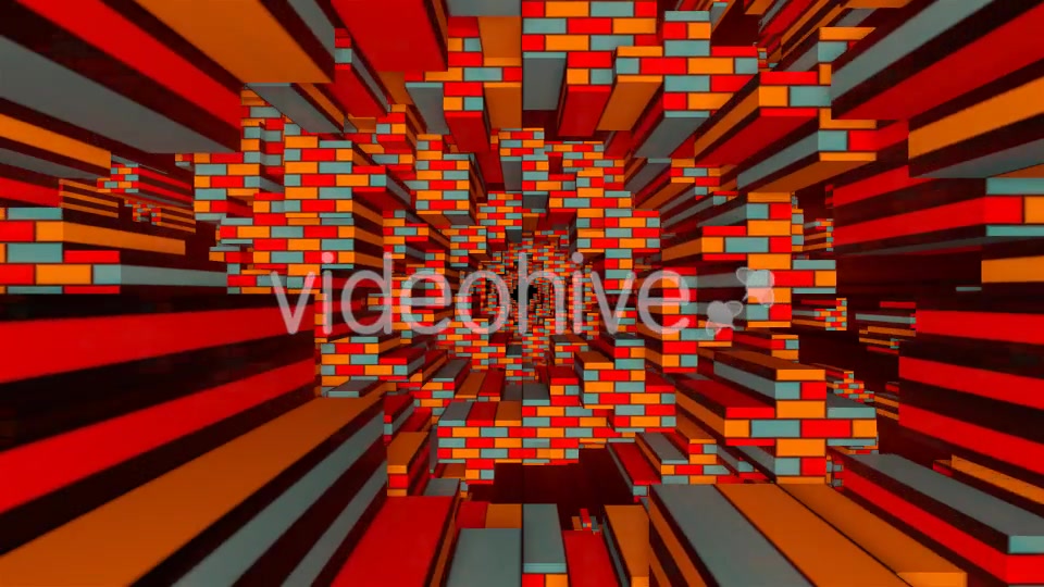 Tetris Tunnel Loop Videohive 20695832 Motion Graphics Image 4