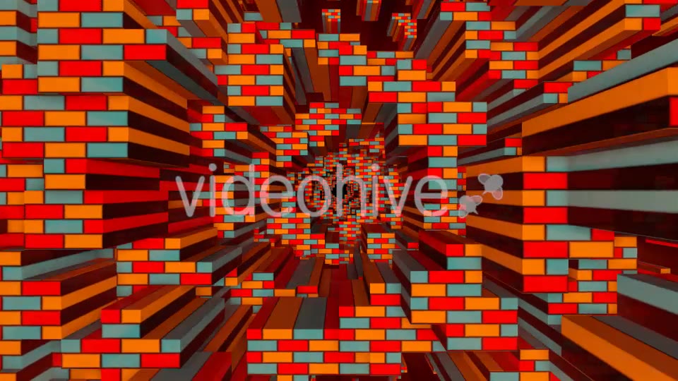 Tetris Tunnel Loop Videohive 20695832 Motion Graphics Image 5